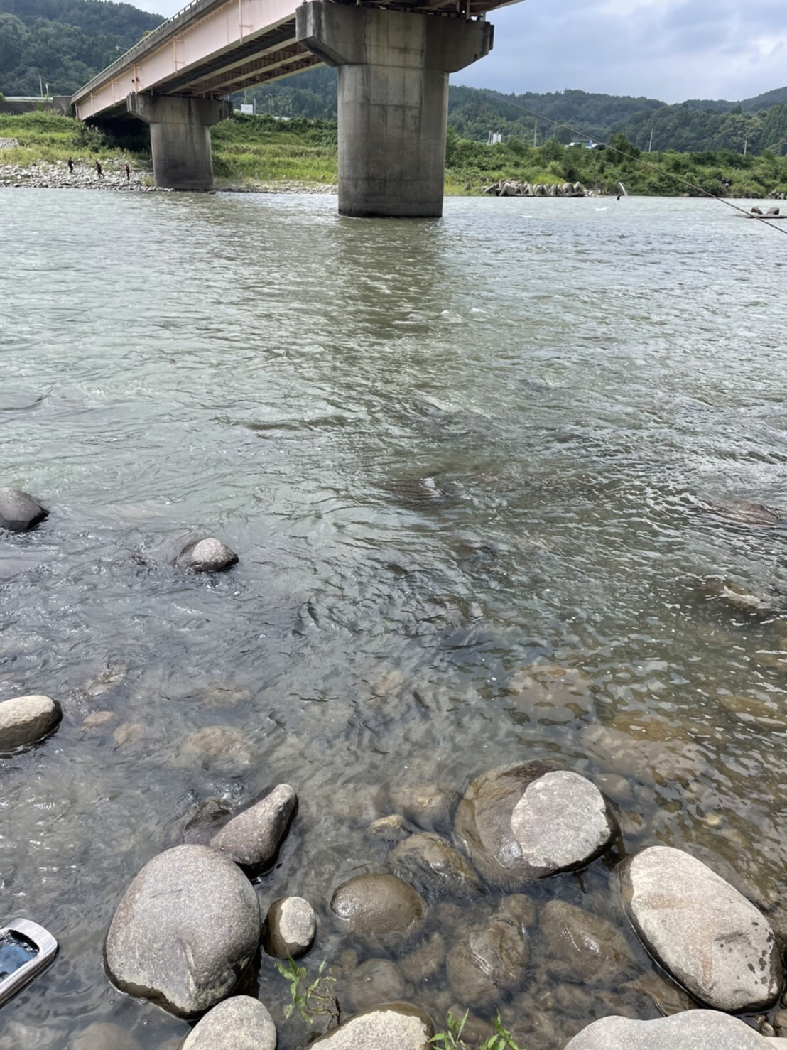 2022.09.14神通川の濁りの訳 写真追加しました。 | フィッシング吉井 『夏の陣』富山県神通川友釣り情報